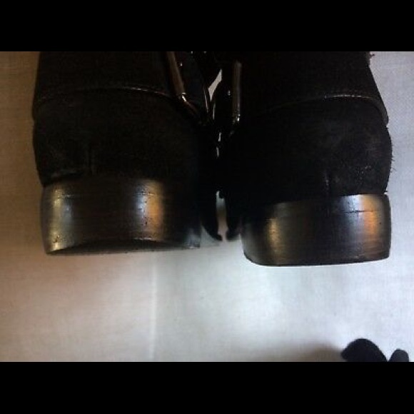 Giuseppe Zanotti Black Moto Boots Buckles Cobain - Picture 8 of 8